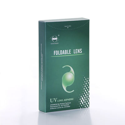 qualité  12.5mm Hydrophilic Acrylic Foldable Intraocular Lens ISO13485 C Loop IOL usine